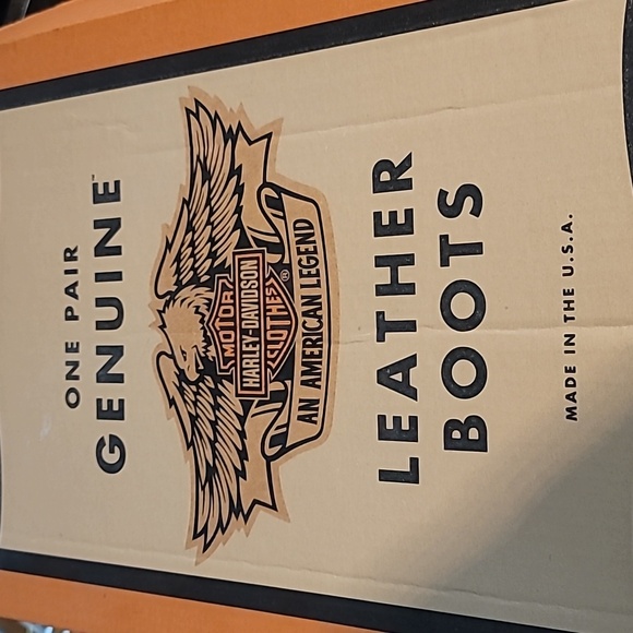 Harley davidson leather riding boots new Women's 9 - Picture 10 of 11